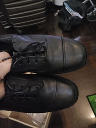 CSI Gore_Tex Black Leather 學生 步操 制服 皮鞋 懲教工業