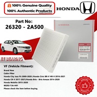 Honda Cabin Filter 80292-TJA-H01 FOR Honda City Jazz Brio Mobilo Civic CR-V BR-V HR-V Odyssey Accord