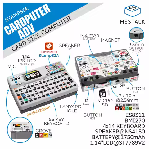 M5stack Official Cardputer Adv Version (ESP32-S3)