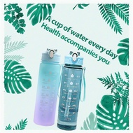 S.F. 850ml Frosted Water Bottle - Outdoor Sport, Free 3D Sticker & Bag, Stay Cool & Hydrated