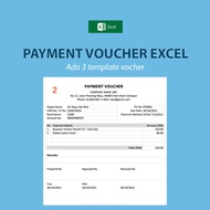 Payment Voucher Excel Template - Lebih Efektif & Cepat