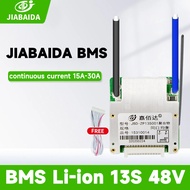 JBD BMS 13S 48V Li-Ion 3.7V Lithium Battery JIABAIDA BMS 15A 20A 25A 30A Common Balance BMS