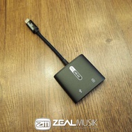 Recording Tech RT366 USB Type-C OTG Adapter Live Streaming Dock With Charging Port RT-366 For Androi