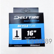 Bicycle inner tube 16 x 2.50/3.0 Deli Tire