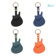 Mary Convenient Guitar Pick Holder Guitar Pick Case Soft Guitar Pick Organizer Guitar Shape Guitar P