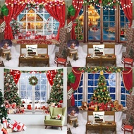 Christmas Tapestry Christmas Christmas Tree Snow Background Cloth Photo Live Decoration Tapestry D4Y