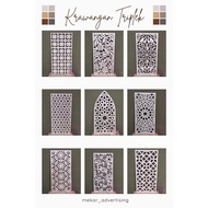 PLYWOOD KRAWANG SIZE 40 x 80 3MM THICKNESS PLYWOOD ORNAMENT/