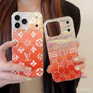 High-End Orange Street Wear Suitable for Apple 17Promax Light Luxury Foreign Trade Hot Sale European