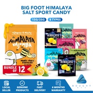 [Bundle of 12] Himalaya Salt Candy - Cool Lemon Ginger, Vajomba, Actiwhoosh Mints, Altice Fresh