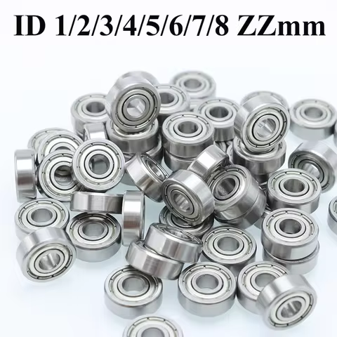 Miniature Engine Bearing 4x10x4 4x7x2.5 5x9x3 5x11x4 8x22x7 Roller Car Skate Skateboard Wheel Bike S