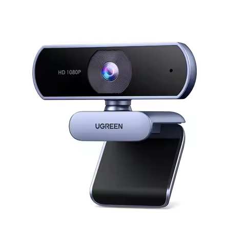 UGREEN 1080P Webcam with Microphone Full HD USB Web Adjustable FOV Noise-Canceling Ideo Webcam for S