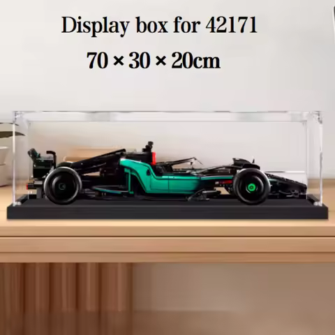 Acrylic Display Box Is Suitable For Lego 42207 42141 42171 Speed Racing Series Dust-proof Storage Bo