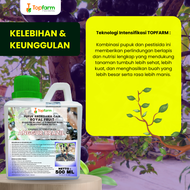 Pupuk Topfarm / Pestisida Topfarm / Pupuk Booster Anggur Brazil / Pupuk Anggur Brazil Cepat Berbuah