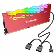 Heatsink Pendingin Cooling RAM Memory Coolmoon RA-2 ARGB