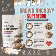 Petglow Superfood Brown Anchovy For Pet Food Powder Anchovy Powder For Dogs Cats Hamster Fish Anchov