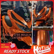 Metallic Chrome Scotlet Stickers Metallic Orange Scotlet Chrome Scotlet
