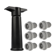 Red Wine Bottle Sealing Set Easy-to-use Wine Saver Vacuum Pump with 6 Stoppers for Flavor Preservati