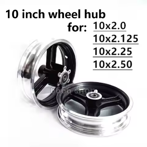 10 Inch Electric Scooter Wheel Hub 10 Inch Aluminum Alloy Wheel Rims 10x2 10x2.125 10x2.50 10x2.25 1