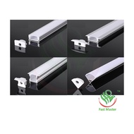 LED Channel Strip Light Aluminium Casing Profile Track Housing Aluminium U channel LED Profile Housi