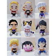 Demon Slayer preloved plush A18 Kyojuro Tengen Zenitsu Gyomei Inosuke Kanao Chachamaru Cat
