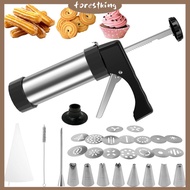 Churro Maker Machine Stainless Steel Churro Press Machine Multifunctional Cookie Press Maker Househo