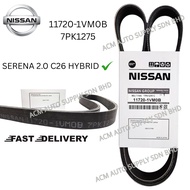 【ACM】NISSAN SERENA C26 2.0 HYBRID 2010-2016 FAN BELT 7PK1275 11720-1VM0B