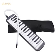 SHOUH 32 Key Melodica, 32 Key Plastic Melodica Instrument,  Wind Musical Instrument Home Practice