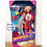 Mattel 1994年 baywatch Barbie 絕版 古董 海豚 芭比娃娃 全新未拆 盒裝 老芭比