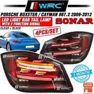 Sonar Porsche Boxster / Cayman 987.2 2009 - 2012 Led Light Bar Tail Lamp With 2 Function Signal