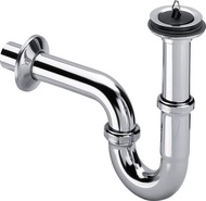 SIFON ANGSA BESI SALURAN PEMBUANGAN WASTAFEL CHROME CAVINNI / AVUR WASTAFEL