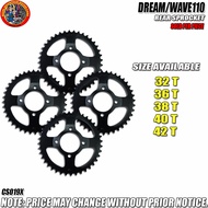 DREAM/WAVE110 REAR SPROCKET (CS019X)