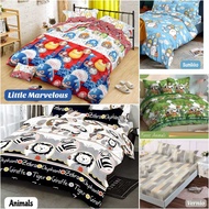 Microtex Bedcover Set Bedcover Only | Size Single Double 90 100 120 140 160 180 200 | Bed Sheets Spr