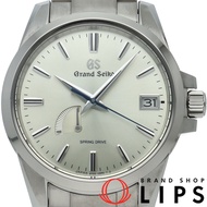 精工 Grand Grand Seiko Spring Drive 39毫米 SBGA279/9R65-0BG0 鈦金屬男士腕錶，銀色拋光，成色極佳 [二手] 附原廠錶盒和保固卡