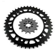 LOPOR 525 CNC 15T/41T 15T/42T Front Rear Motorcycle Sprocket for Suzuki DR650 SE-T,V,W,X,Y,K1-K9,L0-