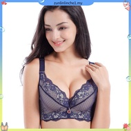 🔥Ready Stock🔥Plus Size Bras for Women Lace  Bra Underwire Push up 34-48 A B C