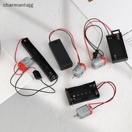 charmantajg 130 Motor Kit with 2 Battery Holders & Switch, 16500RPM Mini DIY Electronic Model MY