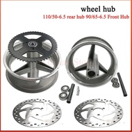 90/65-6.5 front Wheel hub 6.5 inch Aluminum rims fits 47cc 49cc Mini Dirt Bike e Scooter Mini Moto
