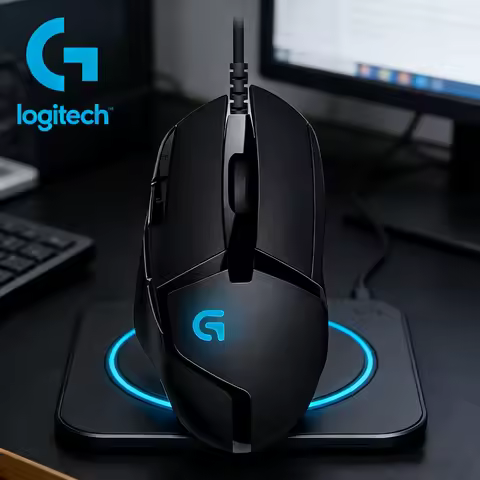 Genuine Logitech G402 mechanical gaming mouse, equipped with 8 programmable buttons, and M220/M221 w