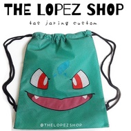 Bulbasaur Mesh Bag Pokemon Drawstring Bag/