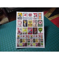 Hotwheels Diorama Sticker Hotwheels Parking Garage Old School Sponsor Model B Diorama 1/64