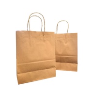 (10 pcs) Paper bag size 20x30x10 kraft
