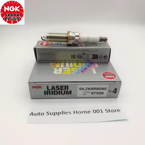 Original NGK SILZKBR8D8S 97506 Laser Iridium Spark Plug For BMW 335 435 535 640 740 GT320 328 GT335 