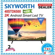Skyworth 40" / 43" Premium 2K FHD Android Smart TV / 40STD6500 / 43STD6500 / COOCAA 40E6A / 40S3G / 