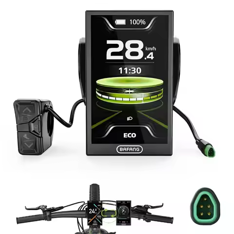 BAFANG DPC010 Ebike Display 4" TFT Screen CAN BUS IP66 Waterproof Ebike Speedometer & Instrument Blu