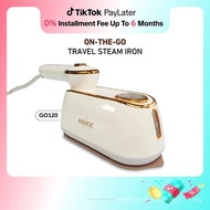 [Anti Bakar] MMX On-the-Go Travel Steam Iron: Kuasa 1200W, Stim Pintar & Sifar Lecur GO120