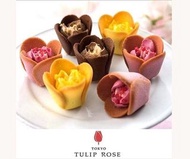 (F)日本🇯🇵TOKYO Tulip Rose鬱金香🌷玫瑰🌹花朵朱古力餅乾