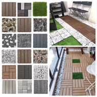 ⭐SG GREATHELP⭐Decking Tiles Outdoor Tile Balcony Decking Tiles Interlock Tile Click-On Tiles HDB Cor
