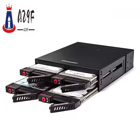 A29F-Oimaster SATA SSD HDD Enclosure Mobile Rack/Enclosure Hard Disk Enclosure Rack Data Storage Met