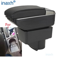For Ford Fiesta Armrest Car Storage Box For Ford Fiesta 3 Car Armrest Box 2011-2018 Accessories PU L