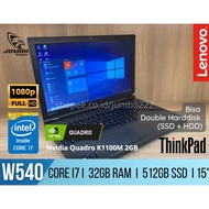 New Laptop Lenovo Thinkpad W540 Core I7 Core I5 4Th Gen 32Gb Ram 512Gb